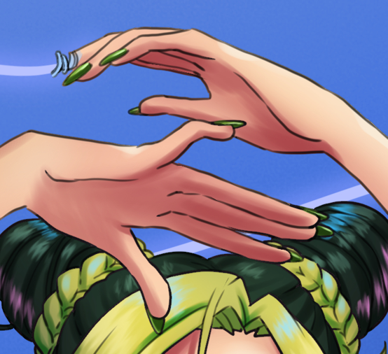 「I like painting hands :)  」|Gamu 🐠✨🌸のイラスト