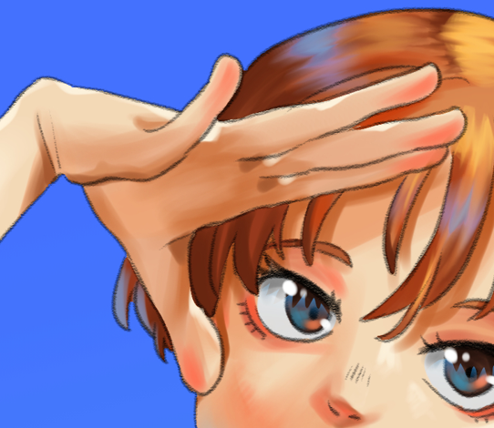 「I like painting hands :)  」|Gamu 🐠✨🌸のイラスト