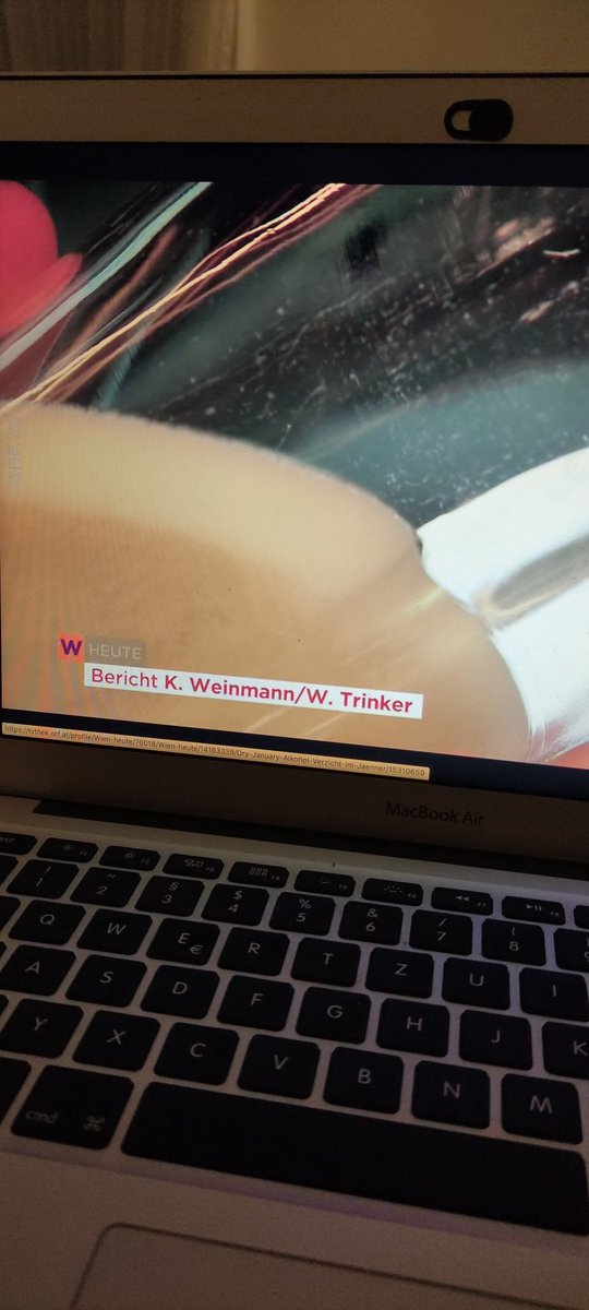 Wenn Frau Weinmann und Herr Trinker den Beitrag zum alkoholfreien "Dry" January machen, tu ich mir aber schwer, nicht durstig zu werden. 😅 #wienheute #ORF