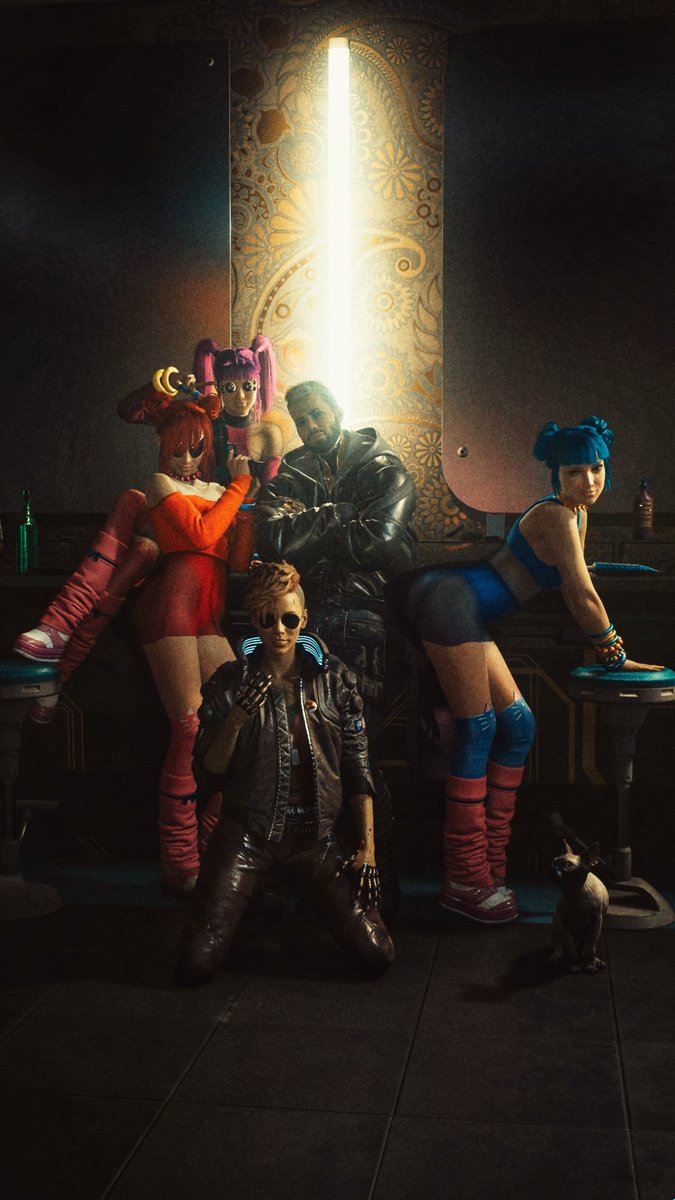 vgtravlr's tweet photo. Chillin' in Night City 

#NPCSunday
#VPRT #VGPUnite #VirtualPhotography #PhotoMode #Cyberpunk2077 
#Cyberpunk2077PhotoMode https://t.co/WmYwLKDEJP