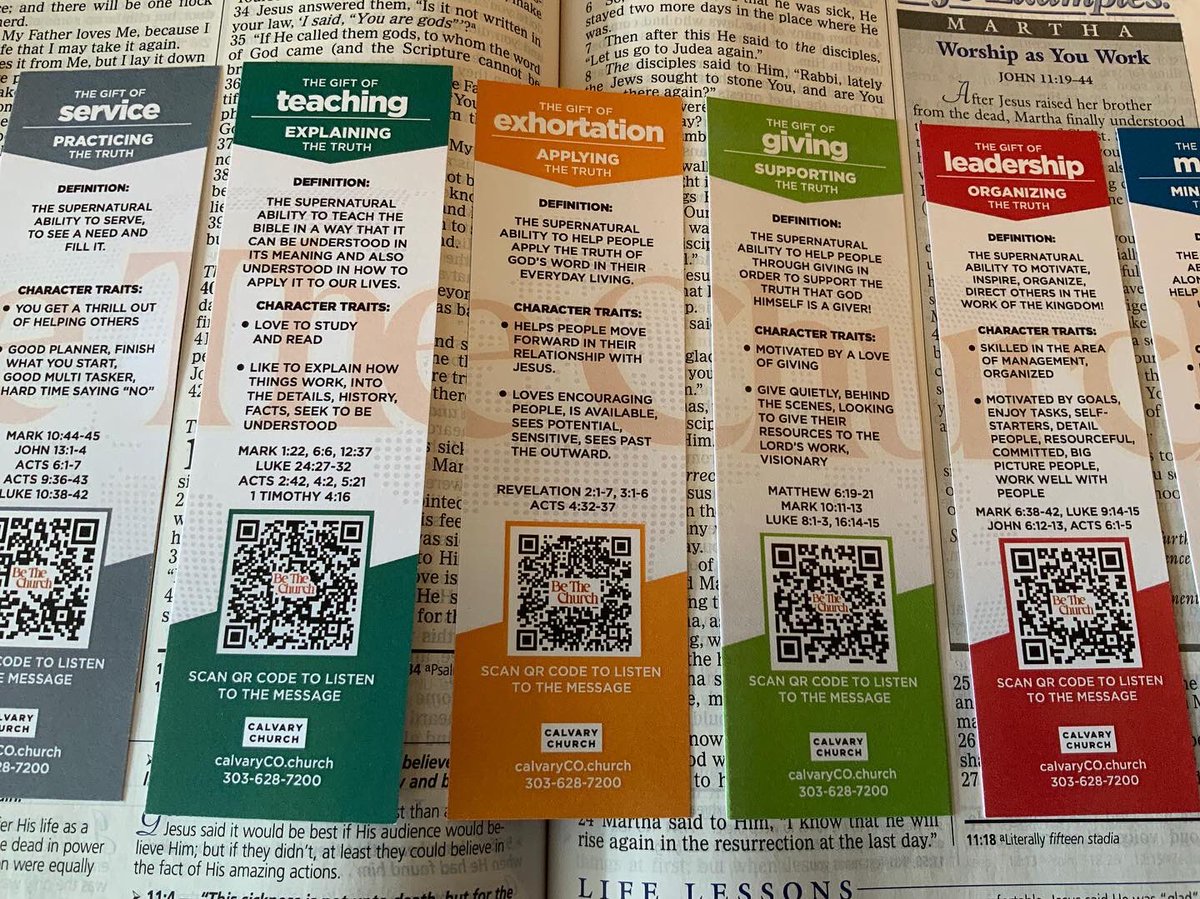 ChristianEdge's tweet photo. Picked these awesome little bookmarks up at @CalvaryChurchCo, each one’s for one of the spiritual gifts, 😁 useful tools in the reference &amp; studies stack.
#TheBible #CalvaryChurch #EdTaylor #PastorEdTaylor #CalvaryChurchCo #SpiritualGifts #BibleStudies https://t.co/6PgFs3X3wQ