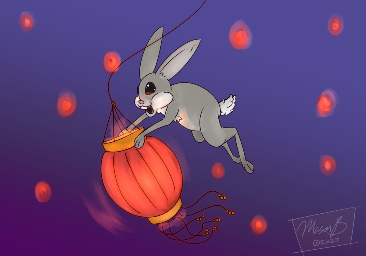 GroovySweet's tweet photo. It's been awhile... But I drew a thing. 

#YearOfTheRabbit https://t.co/pq5FciOR4S