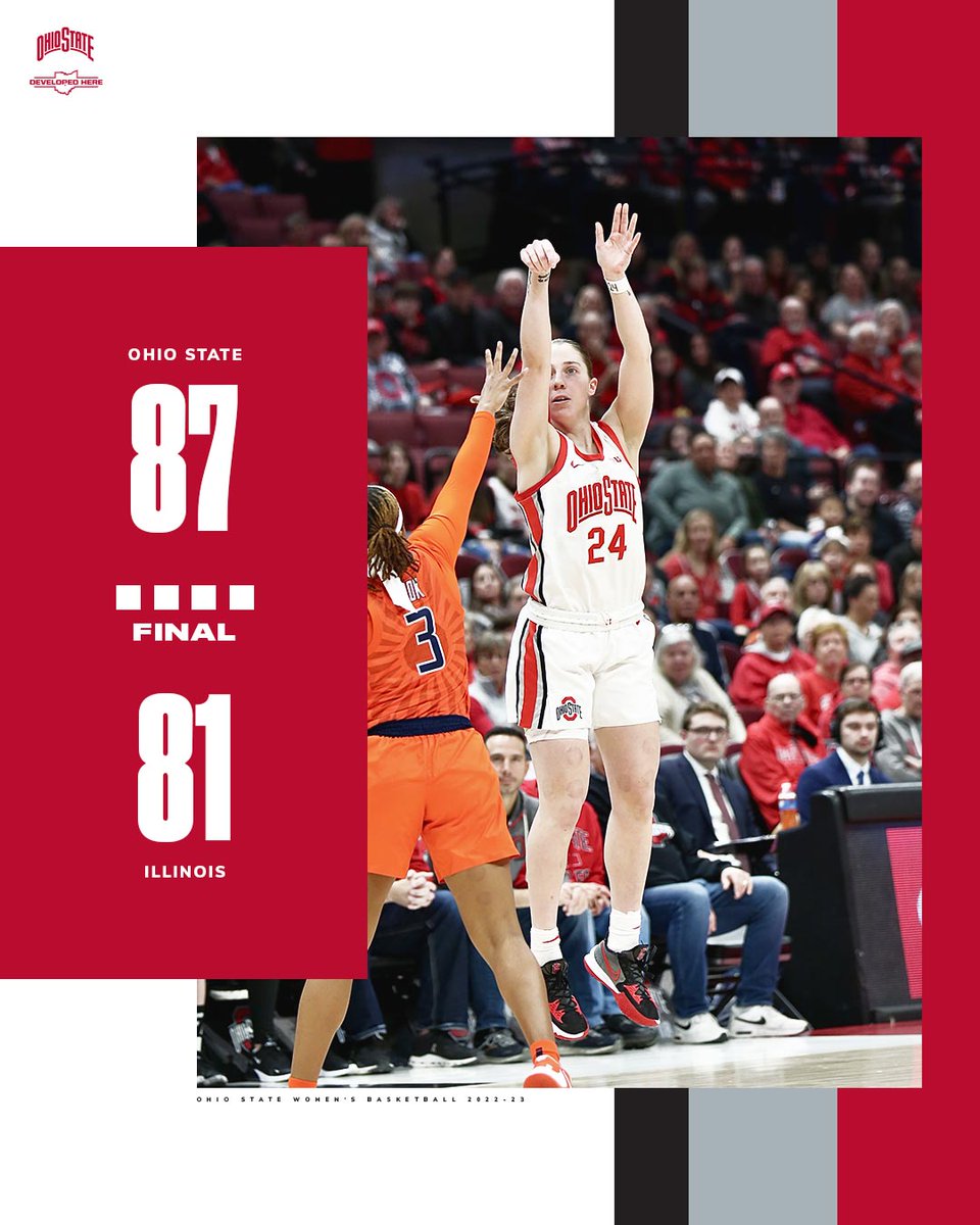 OhioStateWBB's tweet image. Final ‼️

#GoBucks