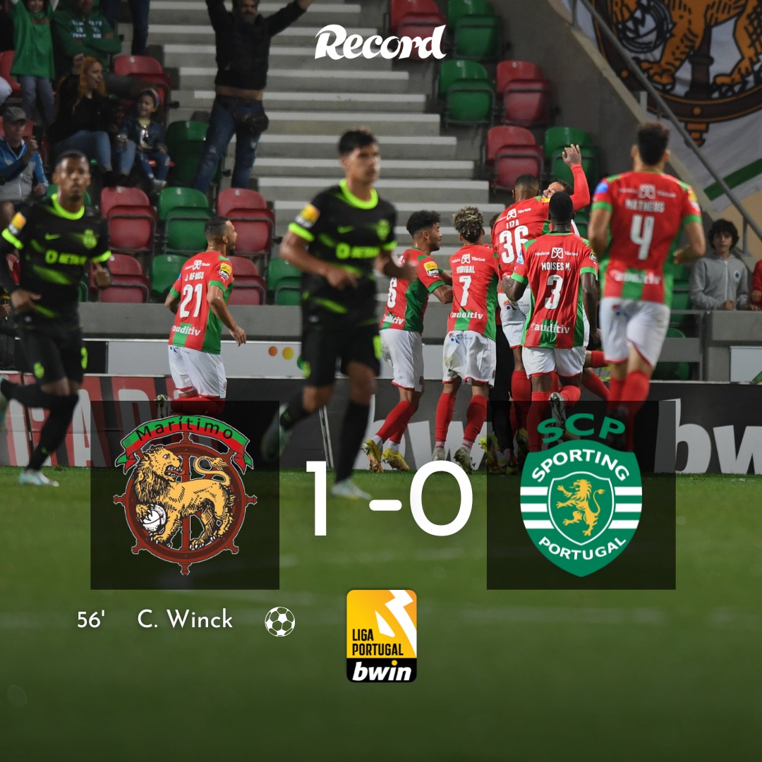 Record_Portugal's tweet photo. Sporting perde em casa do penúltimo e fica mais longe do trio da frente

https://t.co/ulAzUwKtUs https://t.co/U6eqfL9oZA