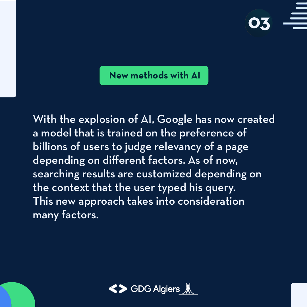 GDG_Algiers's tweet photo. What would be better than your website appearing on the first page of a search engine like Google 🤔? If you want to know how to make it happen, learn with us along this tweet the “SEO optimization” secrets ✨
#GDG #GDGAlgiers #webdevelopment #webdev #SEO #google #webitup https://t.co/mAo7FFrEfF