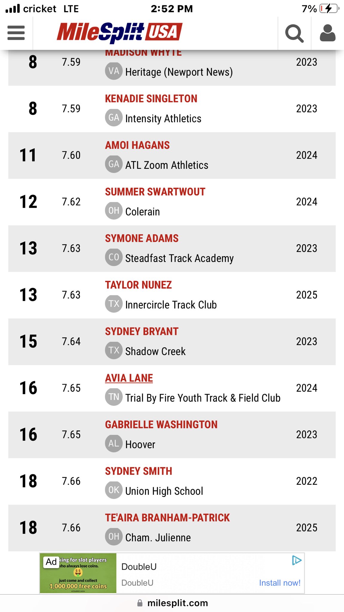 Flrunners Calendar 2025 Printable