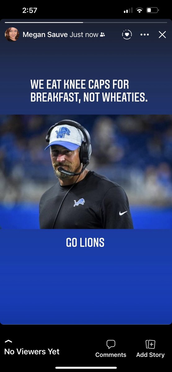 MegSauve's tweet photo. LETS GO LIONS https://t.co/Ppw669uPfF