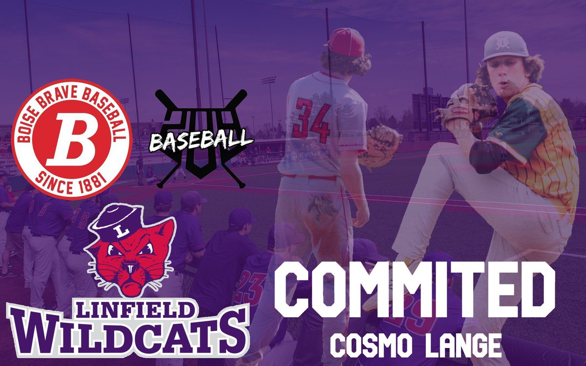 cjlange34's tweet photo. I am super grateful to announce that I will be committing to Linfield University to further my athletic and academic career! Thank you to my parents, coaches, and teammates who have helped me achieve this dream! Their efforts pushed me each and every day! #RollCats 😼🔴🟣 https://t.co/8JilIRVyhc