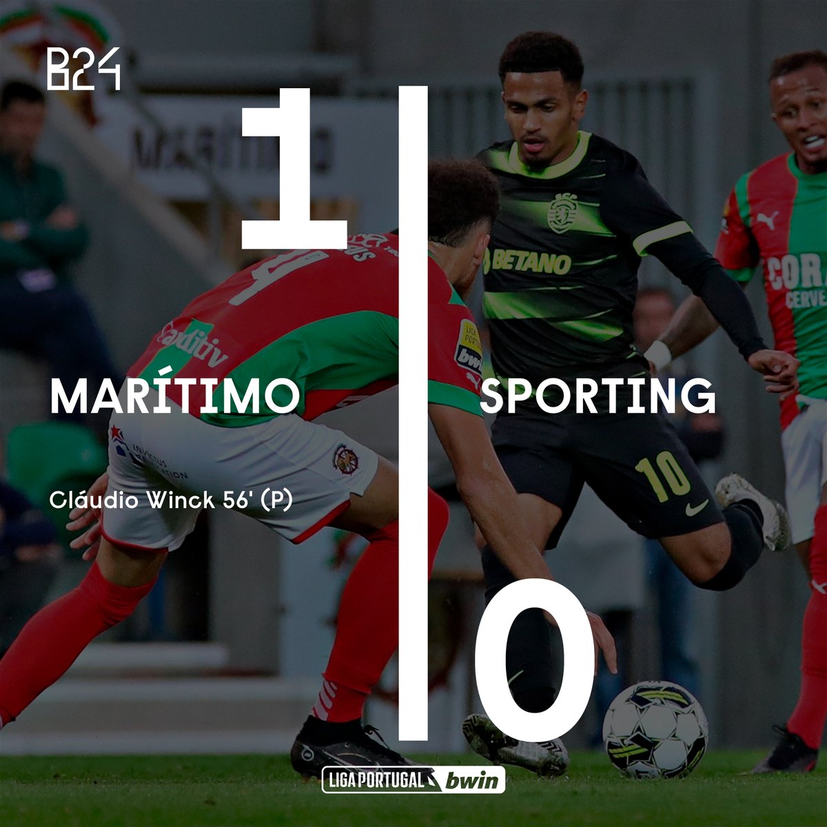 Marítimo ainda não tinha ganho em casa esta época... e derrotou o Sporting!