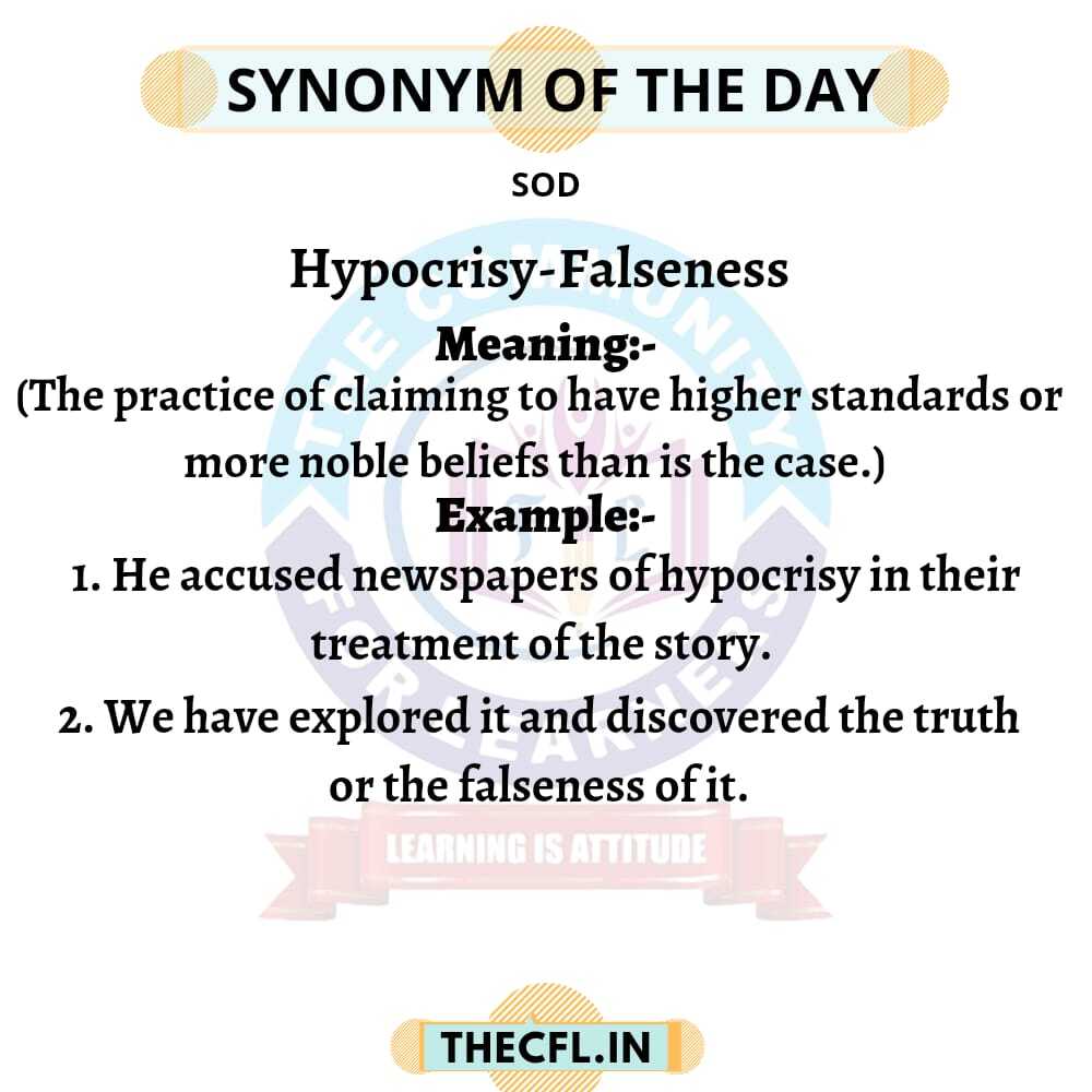 #Synonymoftheday

#TheCFL #TheCommunityForLearners #NeerajPrajapati #Synonyms #SimilarWords #LearnEnglish