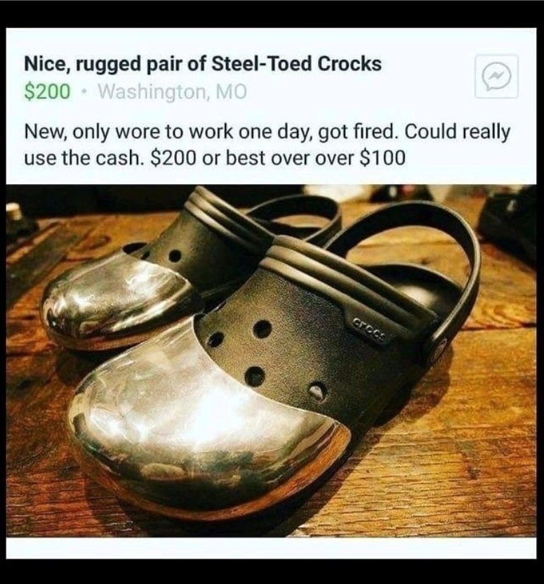 Which trade was this guy in? 🤔 Tag a coworker who would wear these 😂

Credits @constructiondailyreports

#constructionlife #constructionmemes #construction