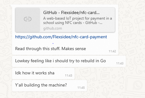 danielsomade's tweet photo. Writing the #readme for my project paid off! @iamgrandbusta saw my tweet, checked it out and sent me a message on WhatsApp. I'm excited to take this project beyond a school assignment and rewrite the frontend with #ReactJS for my personal portfolio.
#coding #portfoliodevelopment https://t.co/xYZg9VrU0f