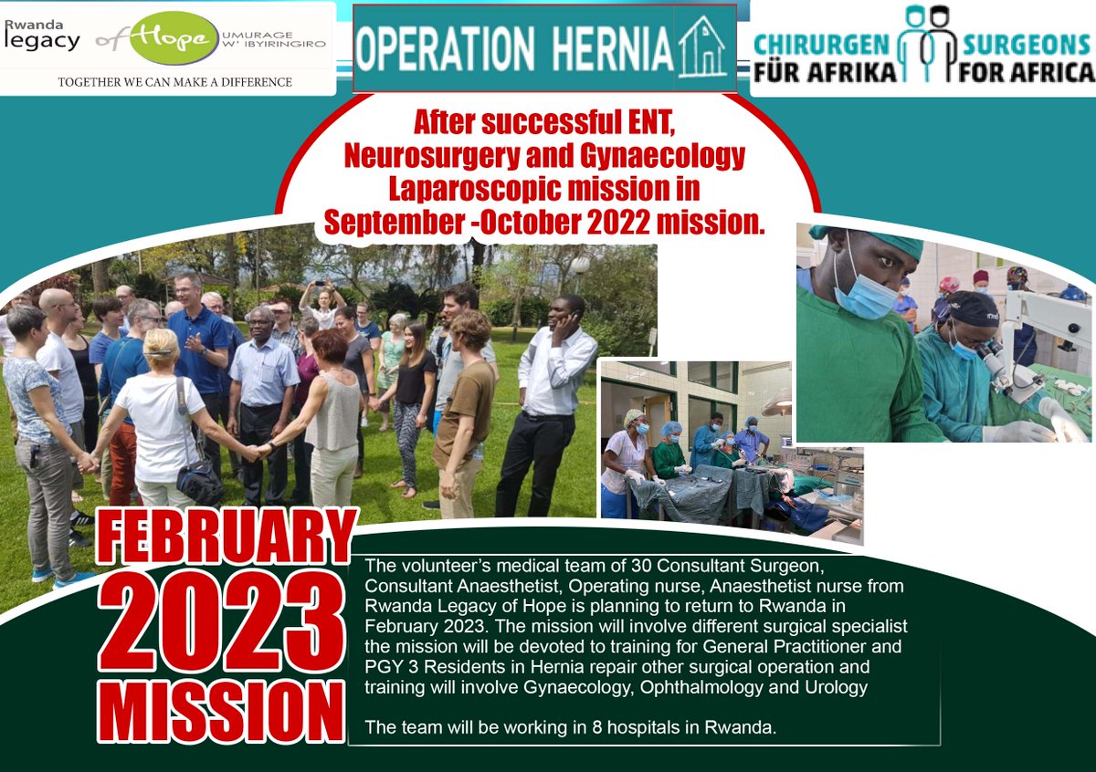 Rwanda Legacy of Hope Medical Mission February 2023