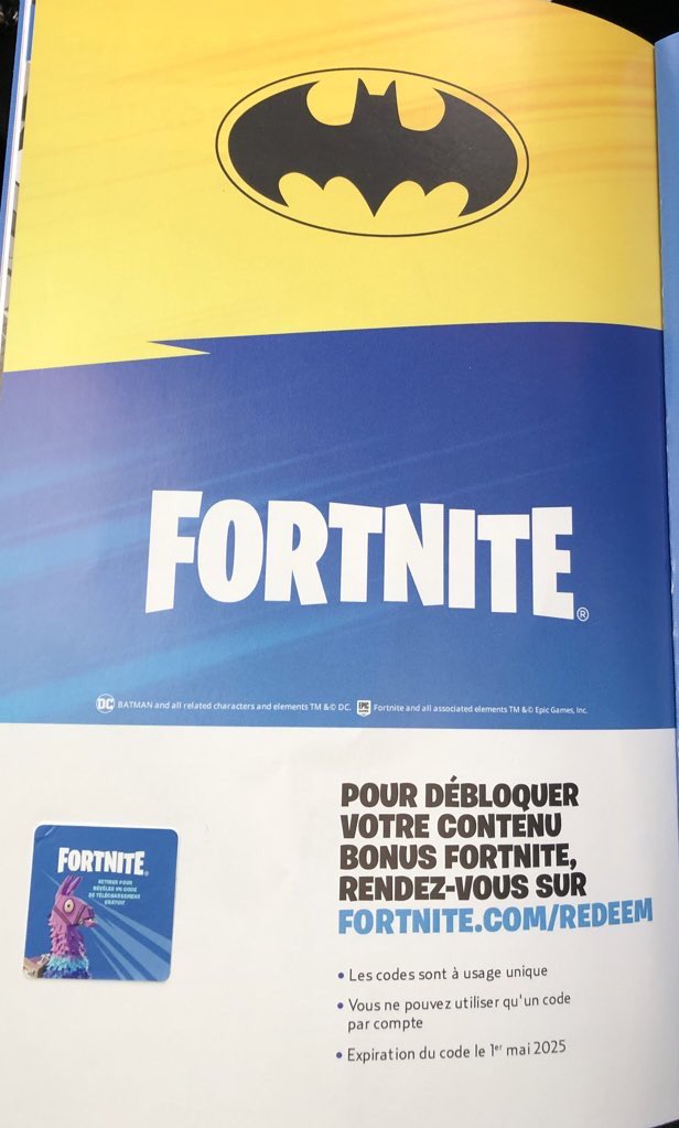 boulagnat's tweet photo. Je vous fait gagner un code pour débloquer le skin Fortnite Batman qui Rit 🥳 

Les conditions :

- Follow @boulagnat 
- RT &amp; FAV ce tweet♻️❤️
- Commente GOAT

T.A.S le 20/01, bonne chance à tous 🍀

#Concours #Fortnite #Batman  ⚡ https://t.co/92HYnFGbWe
