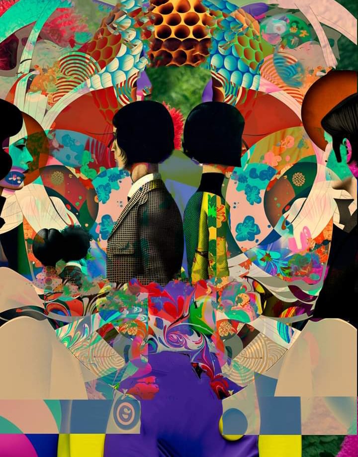 PapillonSmile's tweet photo. Late night doodling. No idea what this is or what it's for. Possible album cover maybe. Guess this is what the inside of my head looks like.
#psychedelicart
#1960s
#1960sart
#modart

https://t.co/W7JrT7XqpY https://t.co/I89qrqUxPp