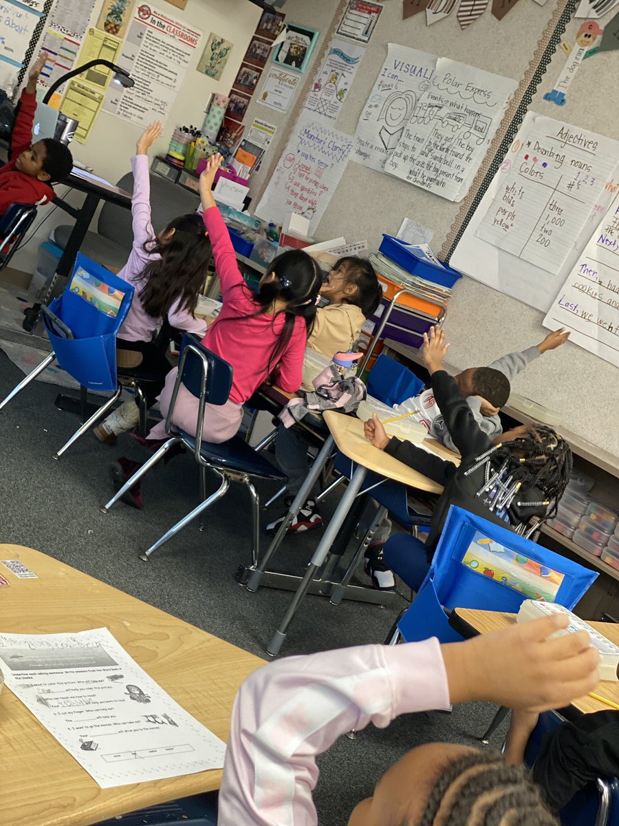 Mrs. Kusel’s first grade class is back and ready to start the 2nd half of the year! They are practicing routines and procedures and learning about how to ask and write questions! #OPSProud