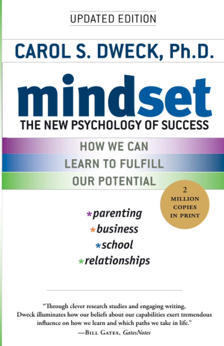 CuriousasPotter's tweet photo. One of the best books I have read!The book shows the power in basic beliefs &amp; growth mindset! The book helped me to leave my comfort zone &amp; transformed me from “I cant do it” to “I can do it”. So embrace challenges, visualise positivity, and learn from mistakes to grow! #mindset https://t.co/ZMu1AQYwT4