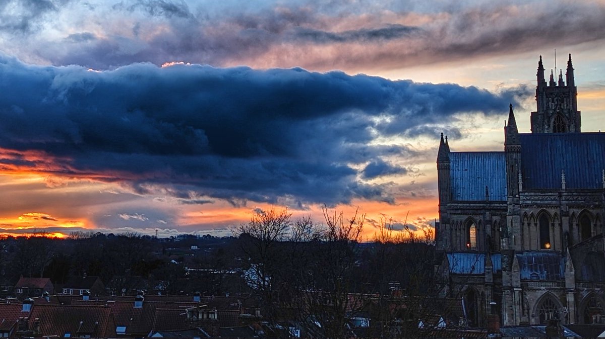 Beverley at sunset