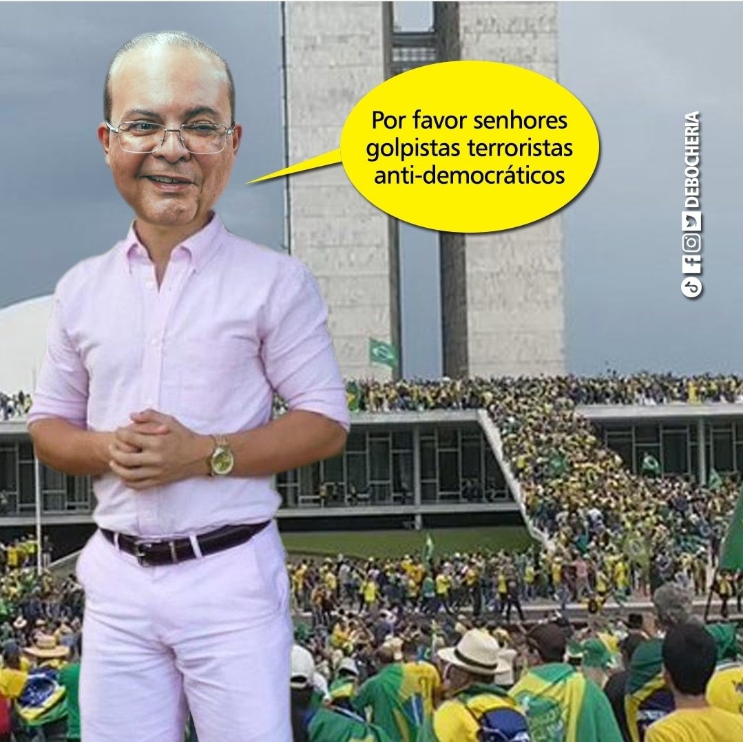 Segundo o <a href="/debocheria/">Debocheria</a> assim foi o tipo de ação do <a href="/IbaneisOficial/">Ibaneis Rocha</a> através da <a href="/pmdfoficial/">Polícia Militar do Distrito Federal</a> ,<a href="/andersongtorres/">Anderson Torres</a> e <a href="/SSPDFIntegracao/">SSP-DF Integração</a> para conter a baderna dos #BolsonaristasGolpistasNaCadeia