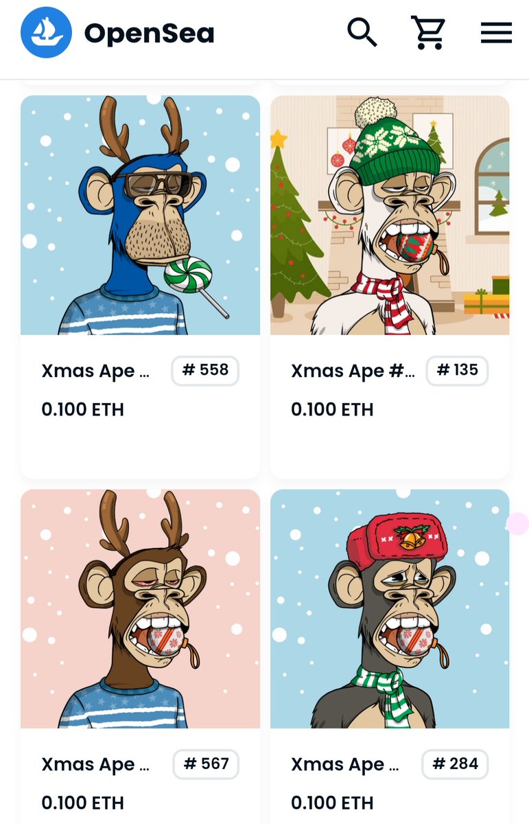 NFTRocketEth's tweet photo. LFG 🔥
@xmas_apes 

#FreeMint #ETH #NFT #NFTCommumity #MINTLIVE #Minting #NFTshill #NFTCollections #openseaartists #OpenSeaCollection #Opensea #ETH #NFTMarketplace #NFTs #NFTGiveaways #NftGame #nftcollector #NFTCollections https://t.co/LiSI93kTVU