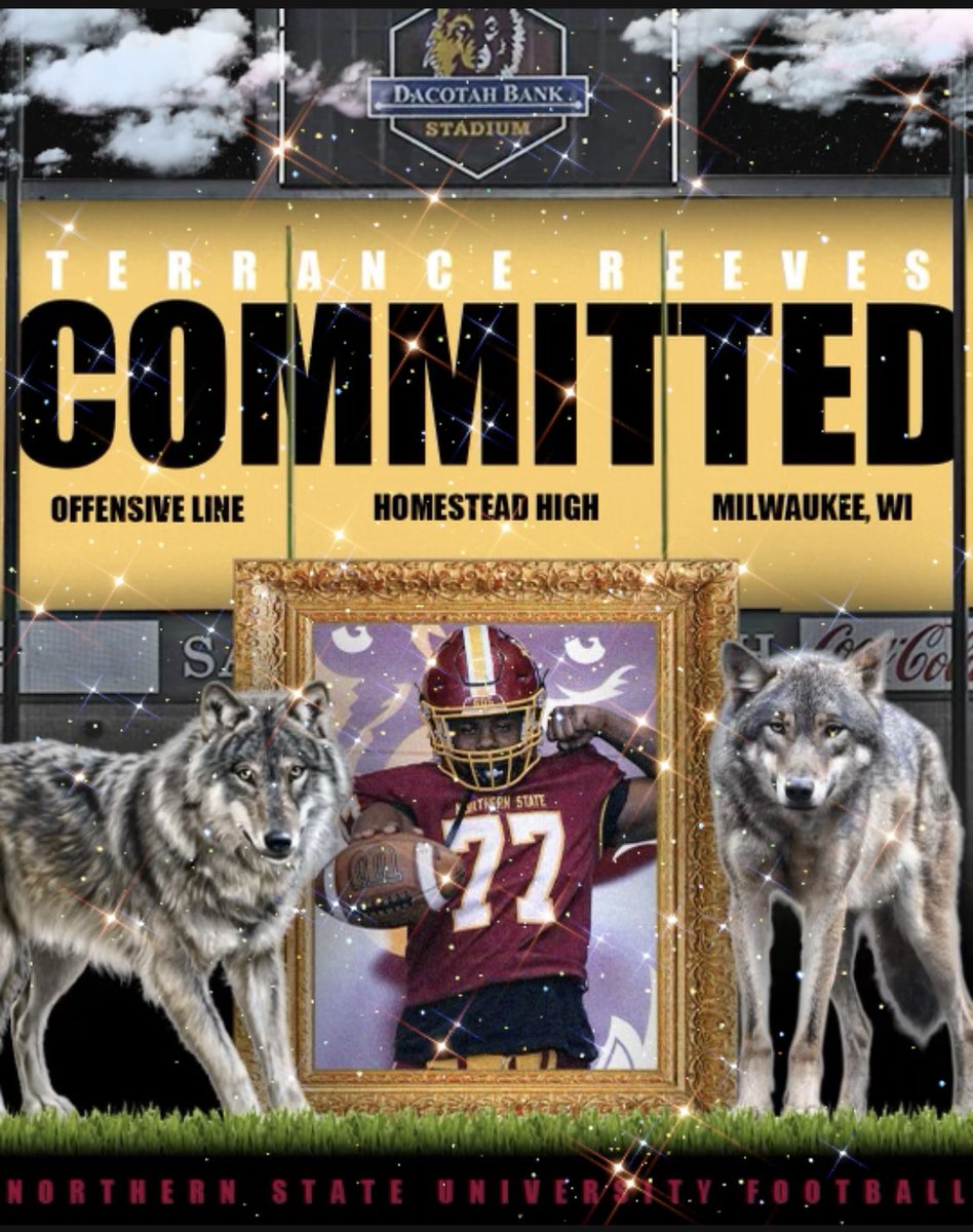 I’m excited to announce l will be committing to Northern State University!!! I would like to thank my family and prayers for pushing me everyday. I am excited for what the future holds for me and can’t wait to see where this journey will lead me!! ❤️💛<a href="/NSUCoachSchmidt/">Mike Schmidt</a>