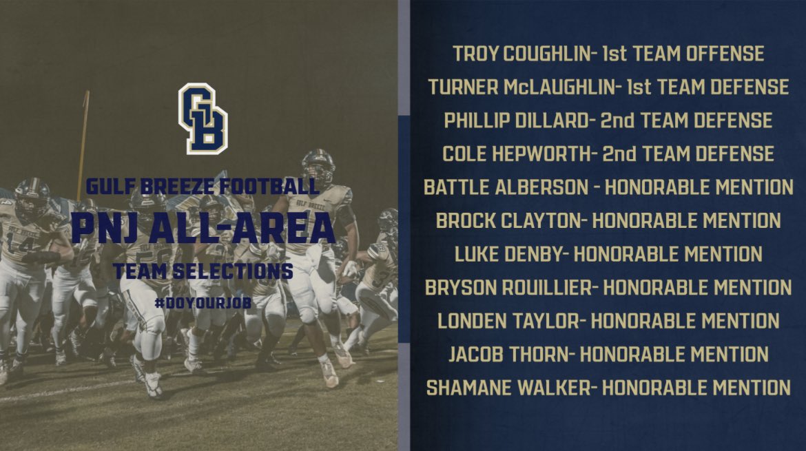 Gulf Breeze High School Football tweet media