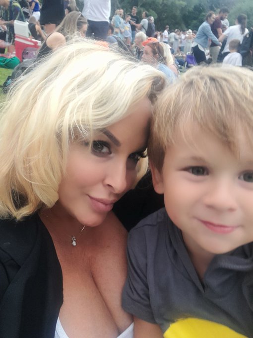 Took my son to his first concert out of my belly lol 3yrs old on the 1st of jan so between my bday my