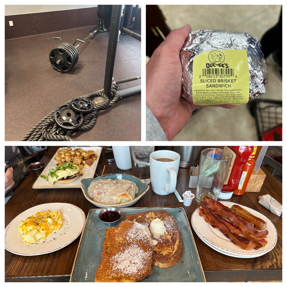 Papa_Coleman_KY's tweet photo. Heavy Chest &amp; Back Day.
Followed it up with an early afternoon snack.
#bodybuilding #weightlifting #gymlife #powerbuilding #powerlifting #strongman #chestandbackday #chestday #backday #firstwatch #bucees https://t.co/plHDB4aIrG