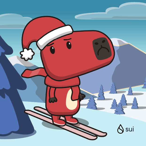 Capy was a friendly and gentle creature who lived in the woods just outside of town. He was a capybara, the world's largest rodent, with soft brown fur and big, kind eyes.  #CapyHolidays <a href="/SuiNetwork/">Sui</a>