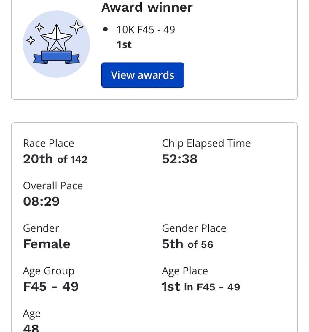 CoachWachel's tweet photo. It was a cold, rainy morning for a race but I placed 1st in my age group! 🏃‍♀️💕🥇 I’m so thankful for my hubby… he drove my sleepy butt to the race, gave me the motivation I needed, and took photos to capture the morning!❤️ #runaddiction #foreverarunner #runhou #10K https://t.co/SRvisVhC6l