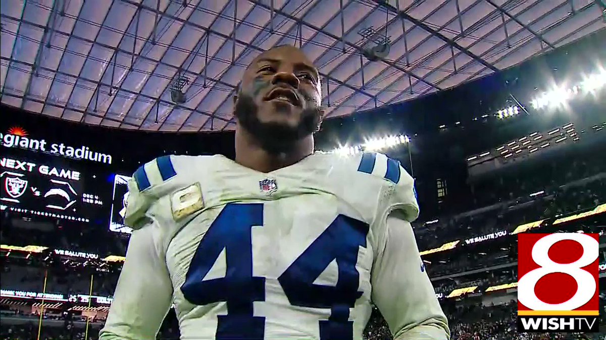 Zaire Franklin owns the Colts single-season tackle record. 164. 

Former 235th overall pick. 
Hasn't missed a defensive snap this season. 
Remarkable story.