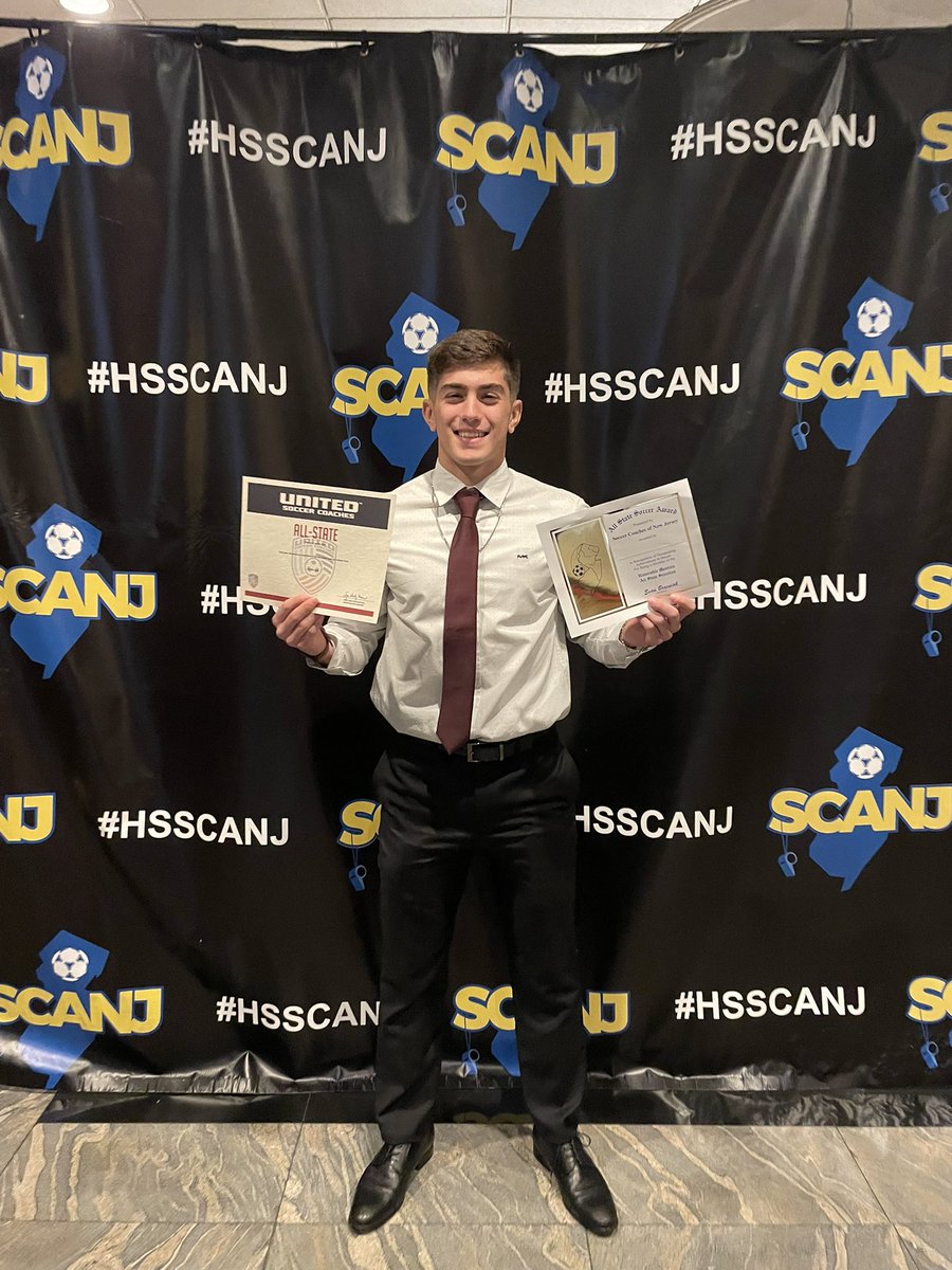 ARyderGr1's tweet image. Proud of you Louie ⚽️❤️🚀 Congrats on receiving the All State Honorable Mention award. Keep working hard! #SCANJ @RyderLouie