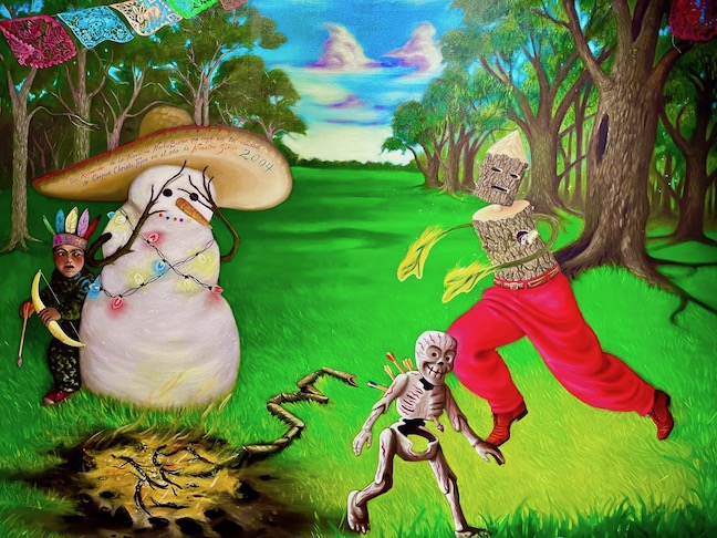 maitaitom's tweet photo. Recently saw the fabulous collection of Chicano art at "The Cheech"in #Riverside CA. Cheech Marin has the largest collection of Chicano art. Evocative as well as educational. Don't miss seeing this fantastic collection. Story link below @TheCheechCenter https://t.co/dQlJ3yWdFj https://t.co/JFED22Gnpx
