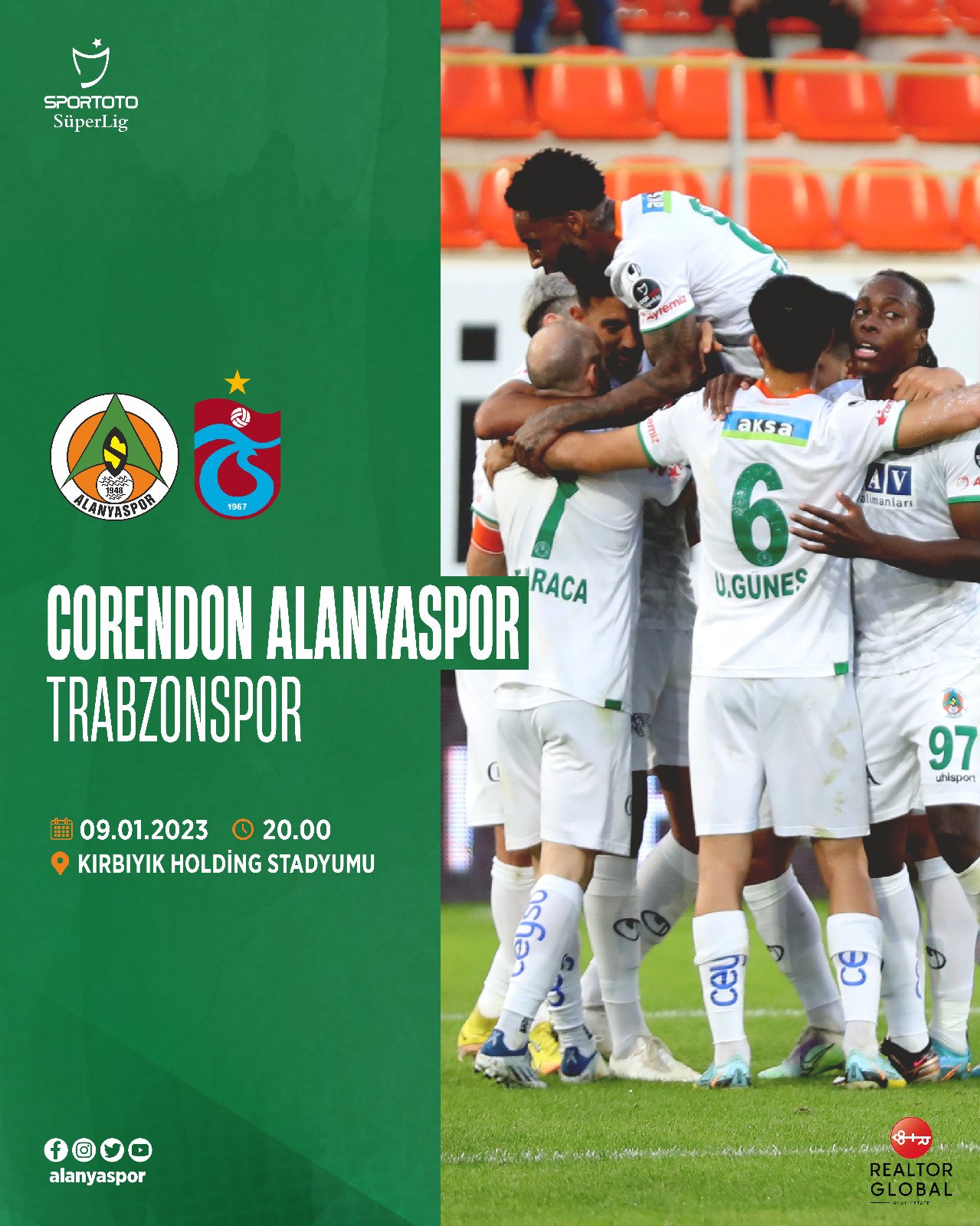 alanyaspor maç afişi