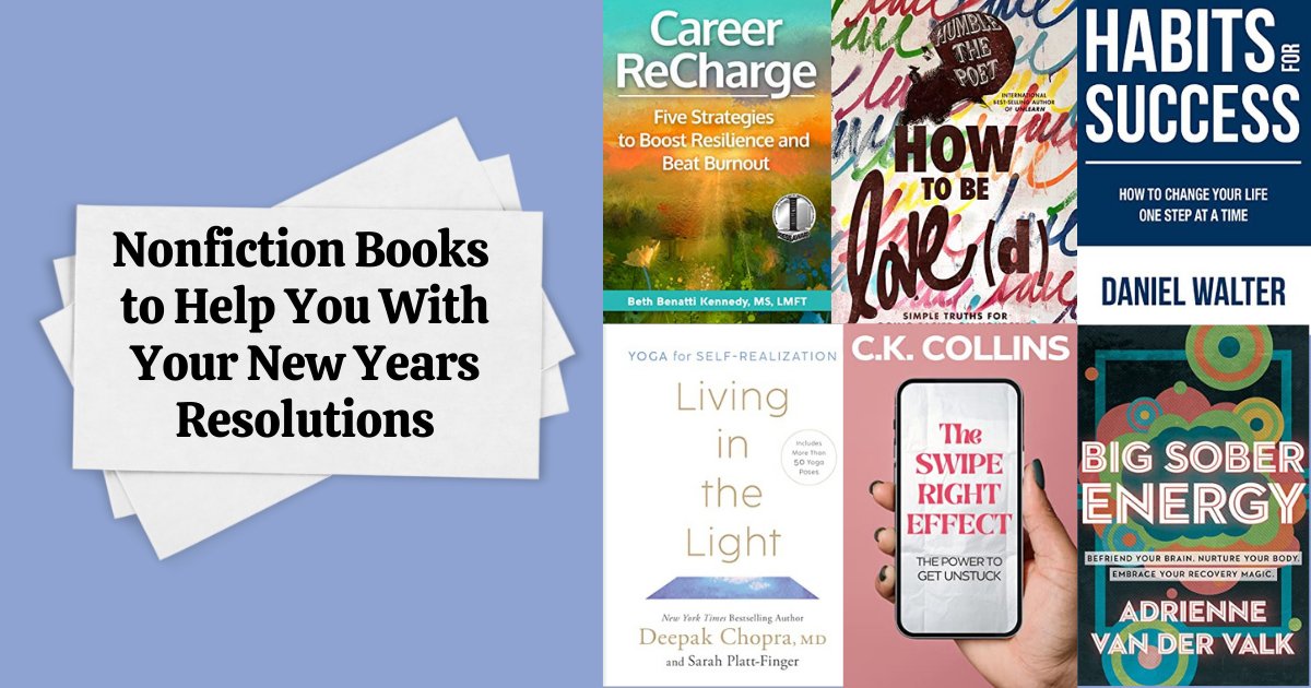 Whether you’re looking for inspiration, a how-to guide, or something else, these nonfiction books are sure to help you better your year.

newinbooks.com/nonfiction-boo…