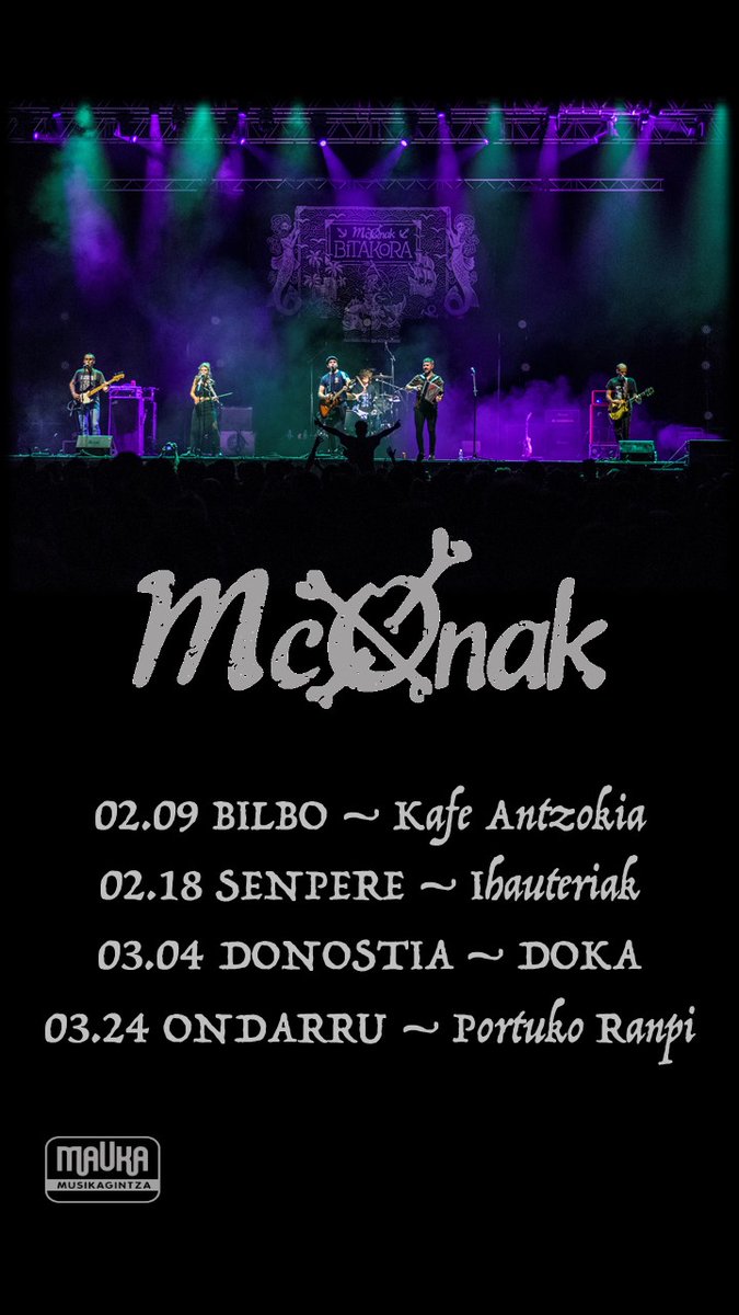 McOnakTaldea's tweet photo. ๐ Atsedenaldijan ostian, zein portutan elkartuko gara? ๐
โ 02.09 BILBO @kafeantzokia
โ 02.18 SENPERE @senperekogazteria
โ 03.04 DONOSTI @DokaAntzokia
โ 03.24 ONDARRU Portuko Ranpi
@MaukaMusik
#mconak #bitakora https://t.co/C3DoHCpFMN