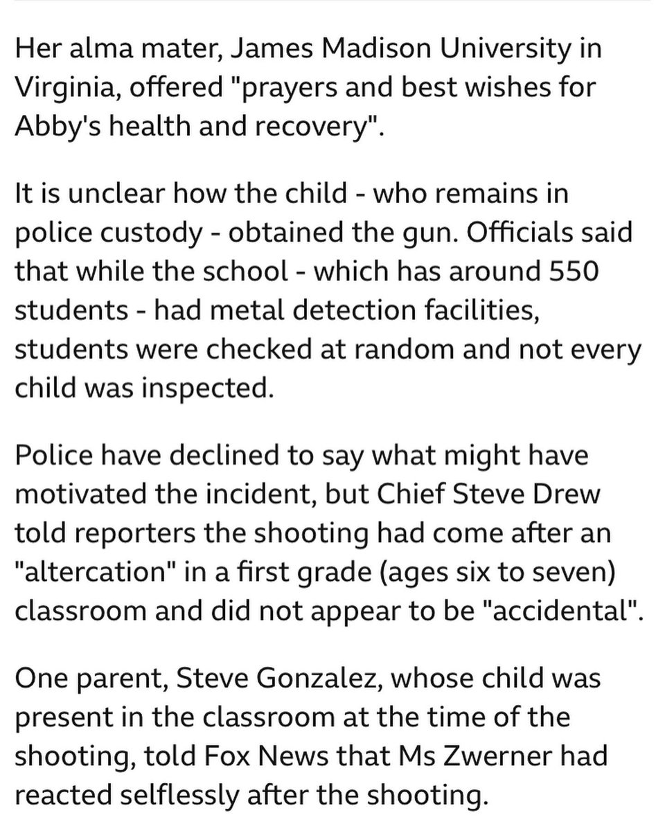 MattD1776_'s tweet photo. Ok I feel bad for the teacher and the kid/his family but just look at the second paragraph. Gun control doesn’t work #guncontrol #guncontroldoesntwork https://t.co/kVeWcb5XKT