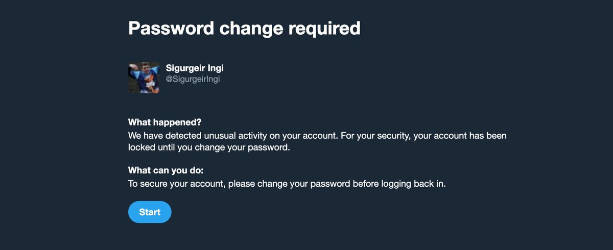 VINSAMLEGA hætta að setja like við nyjasta tveetið mitt

er nýkominn aftur eftir að hafa verið læstur úti af reikningnum í tvo daga vegna „óvenjulegrar virkni“