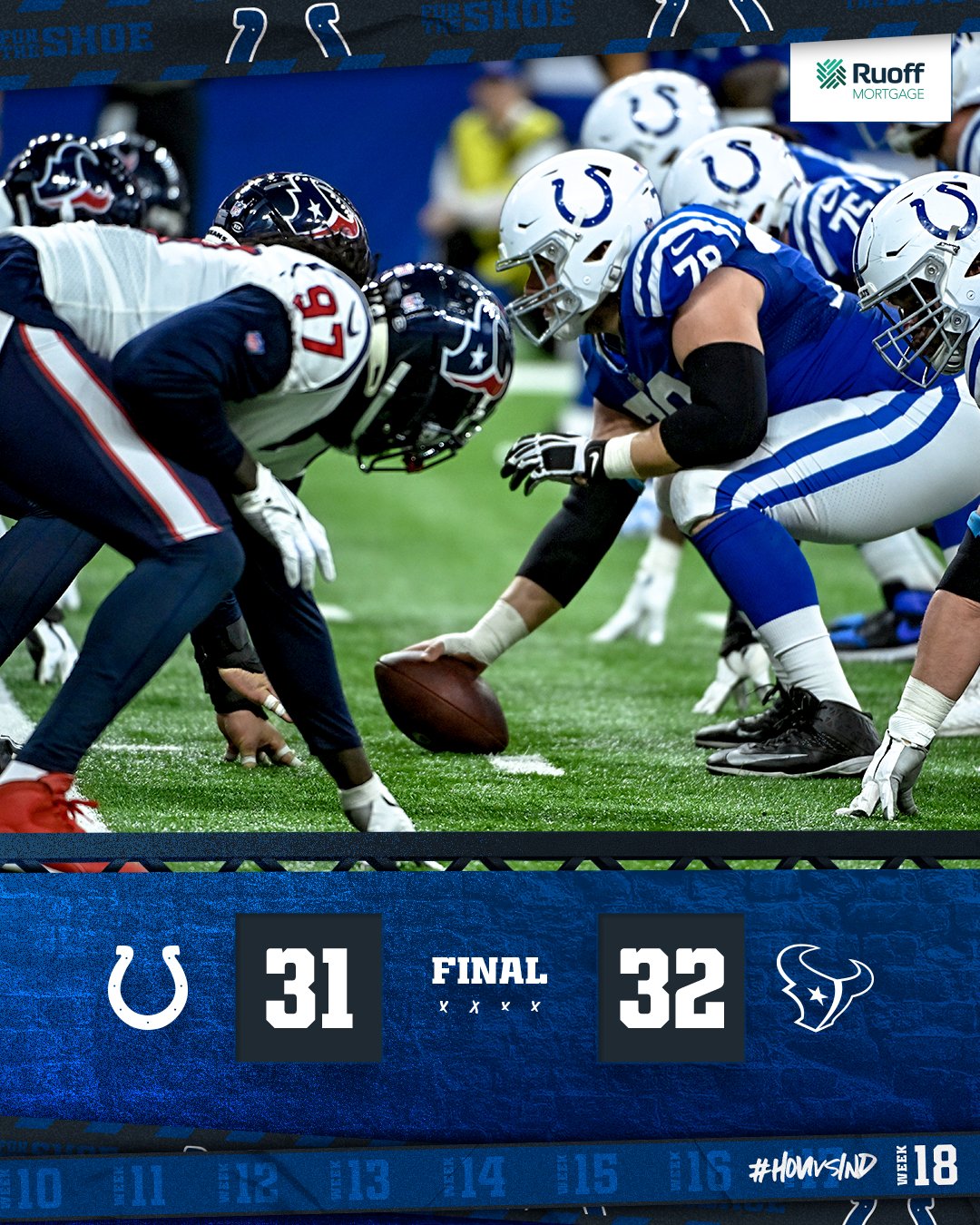 Indianapolis Colts on X: 'Final. #HOUvsIND  / X