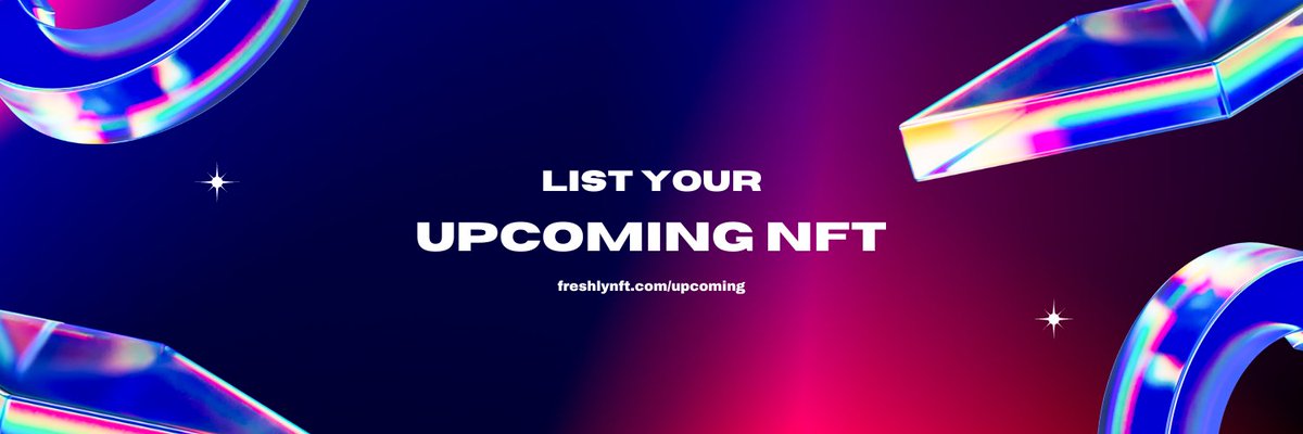 FreshlyNft's tweet photo. 🔥 If you have an upcoming nft project, don't hesitate to send us a request for us to list it !

It's free 🎁

Fill out this form ▶️ https://t.co/tMkHcYa0B1

#NFTshill #NFTsCommunity #NFT #NFTGiveaways https://t.co/VW7pvB4DaY