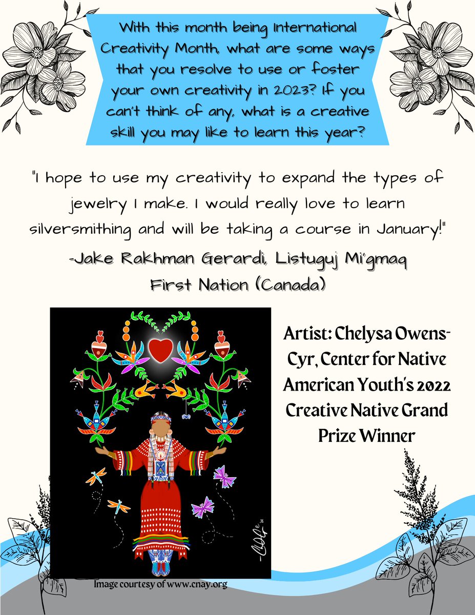 _zmr__'s tweet image. Messages from MihÁ: January 2023 Issue

International Creativity Month 

Happy New Year! The first issue of 2023 of Messages from MihÁ:! Let this be an inspiration to your inner artist. 💙🤍

#MessagesfromMiha #ncnatives #unity #ncnine #creativity