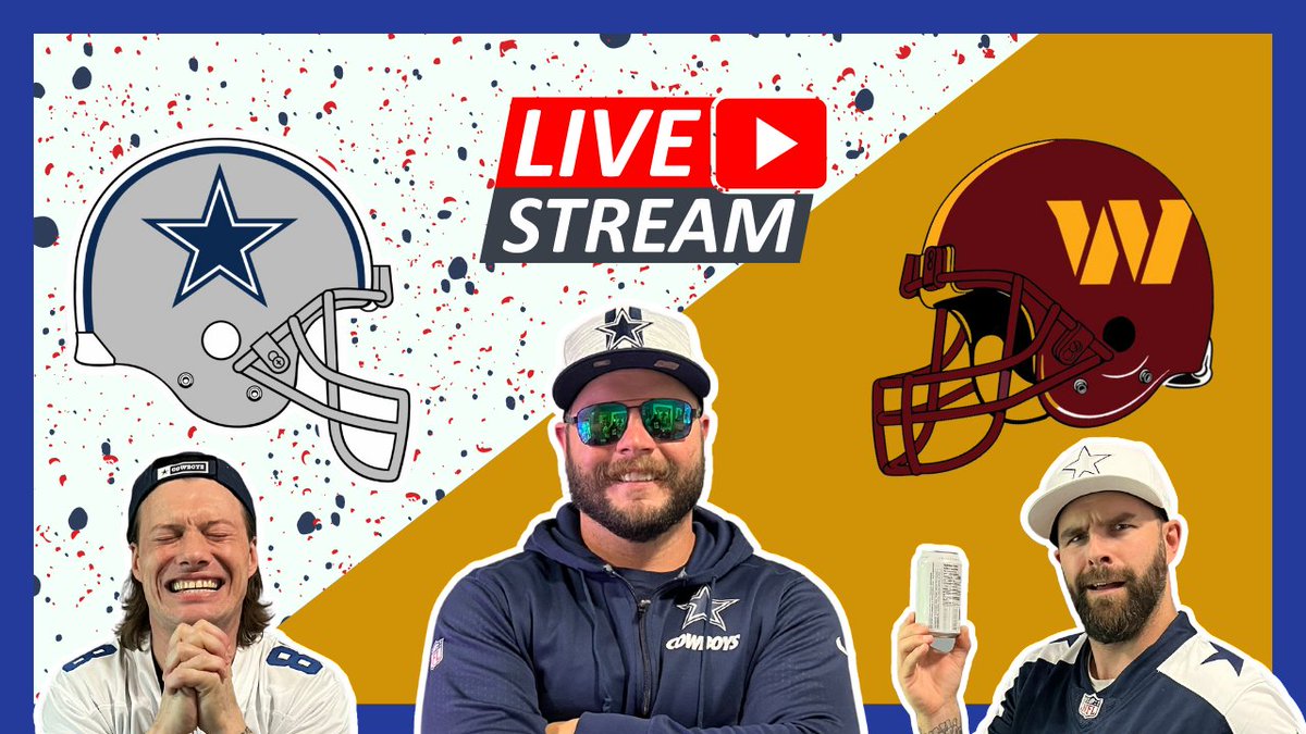 CowboysCanFan's tweet photo. It's game time! Come join our live chat and play by play #CowboysNation. 
👉 https://t.co/r8L8Ha9koo

Crack some cold ones with a few Canadian Cowboys fans!

#DallasCowboys #WeDemBoyz #DALvsWAS https://t.co/1mcN4bkplw