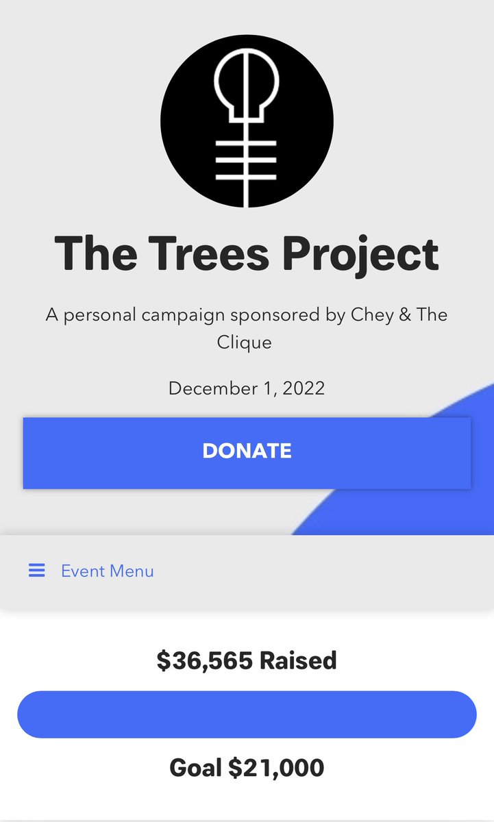 AdamNenne's tweet photo. Crushing goals. @twentyonepilots, we feel ya #TreesProject. Congratulations!!! https://t.co/E0zQGpZU2Y