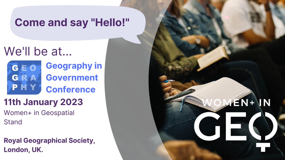 geospatialwomen's tweet image. 🗓️ If you're going to the @GovGeo Conference on Wednesday (11/01/2023) : We'll be there (many of us are part of #womeningeospatial AND #GGP!) ... so don't wait, pop by our stand to meet us in person, find out more and get a #sticker! 😉
#weareback #geoconf #meetup
#networking
