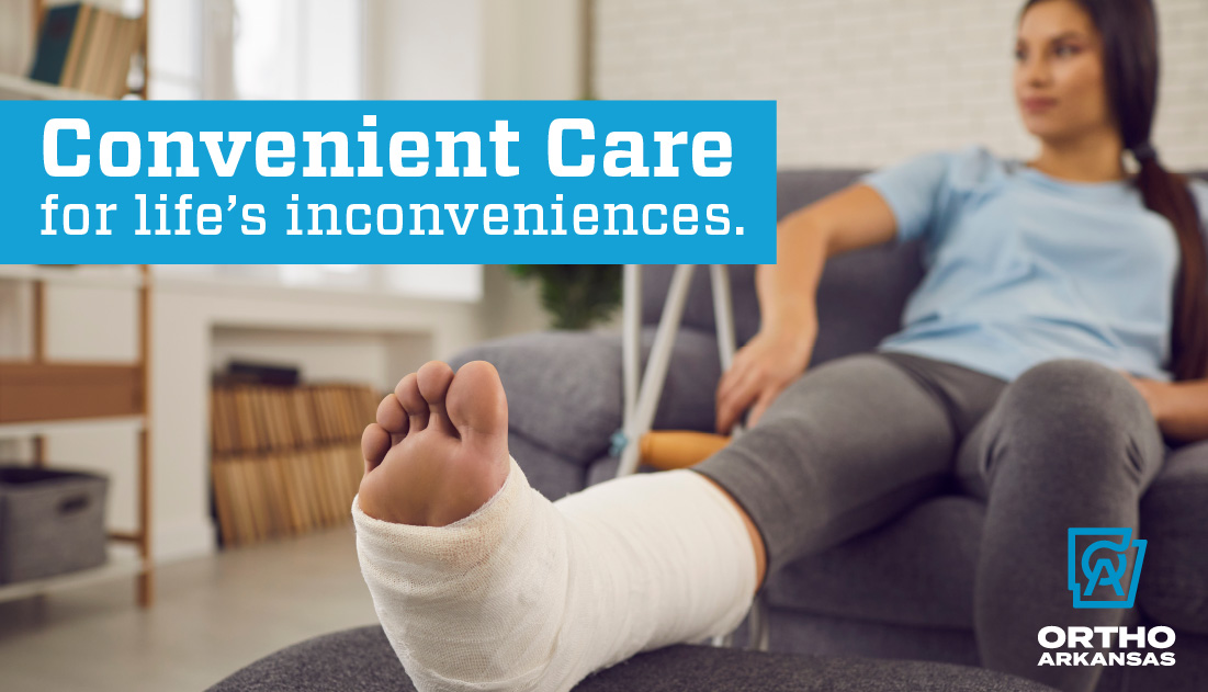 #OrthoArkansas is here for you — on both sides of the river — 6 days a week should you need us!

👉🏽 Our two #UrgentCare Clinics are open Monday - Friday 8:00 AM to 8:00 PM and Saturday 8:00 AM to noon.

Visit 🔗 bit.ly/3AmdSNh 🔗 for more information.

#orthoforall