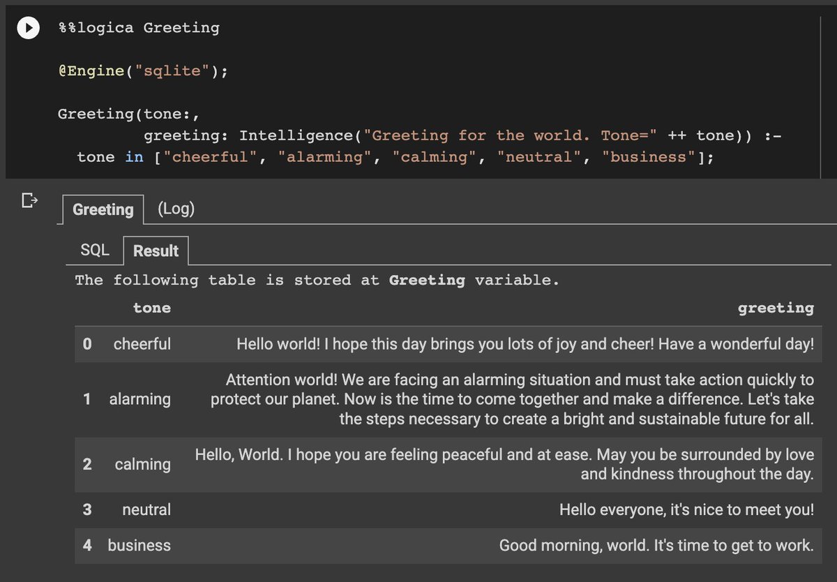 EvgSkvDev's tweet image. Here is a Hello World of 2023.
#OpenAI #LogicProgramming