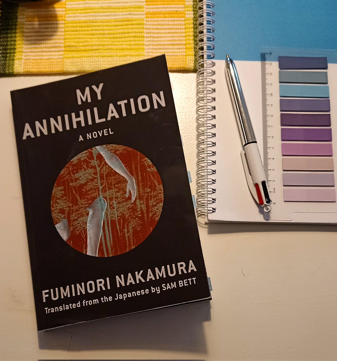 Yoshay's tweet photo. Current read #januaryinjapan A dark, twisted page turner. What is it like to tap into the darkest recesses of one's mind? Is what this book tries to answer. https://t.co/0LGOlwnWQs
