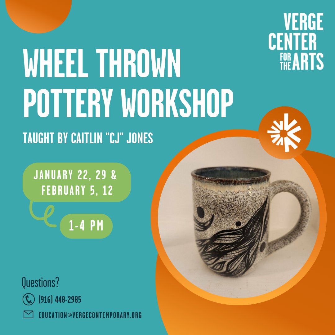 verge_arts's tweet image. Join us for an introductory wheel throwing class!
⁠
WHEN: Sundays | Jan 22, 29 &amp;amp; Feb 5, 12 | 1-4PM⁠
⁠
WHO: Adults, Teens⁠
⁠
PRICE: $175 / $155 for current Verge members / $145 BIPOC

REGISTER: vergecontemporary.org/classes/wheel-…
⁠
#vergeart #wheelthrowing #ceramics #workshop #claylab