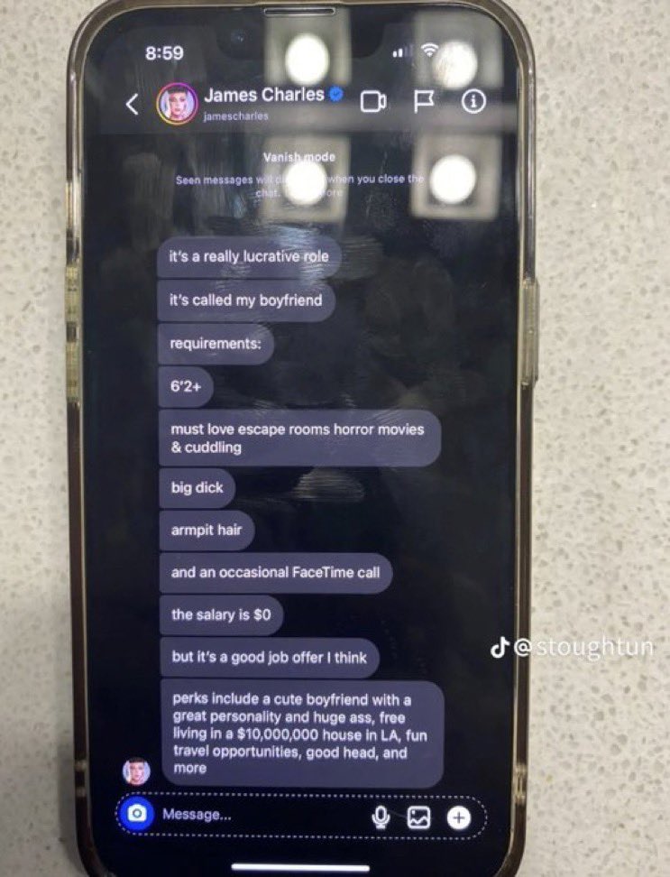 𝕸𝖆𝖗𝖎 🕸 on Twitter: "@MarcvvBTW DMs with James Charles leaked https://t