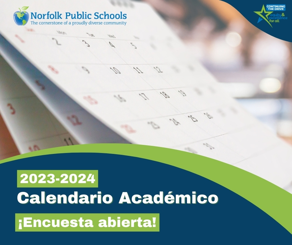 Help us decide what next school year's academic calendar should look like! 

Please check out the four (4) calendar options, compare them and vote for your top choice! 

Find it at npsk12.com/surveys. 

Hurry, survey closes January 23!
